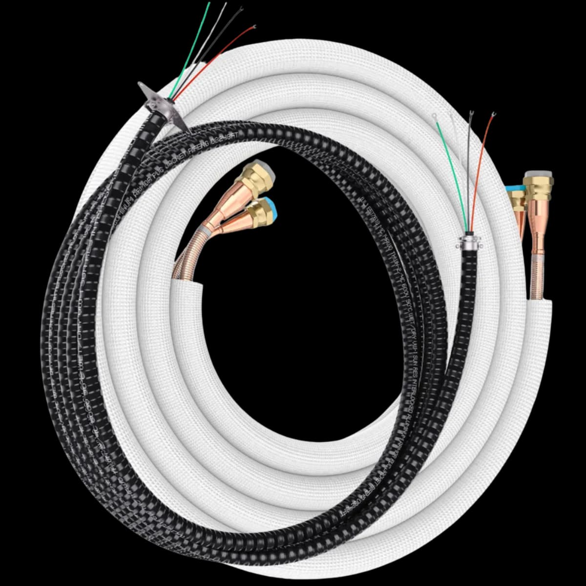 Pre-charged line set
